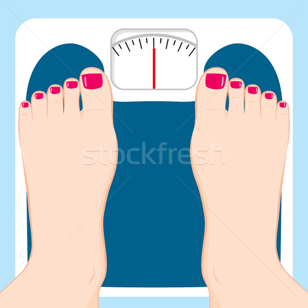 Weight Scale Feet Stock photo © Kakigori