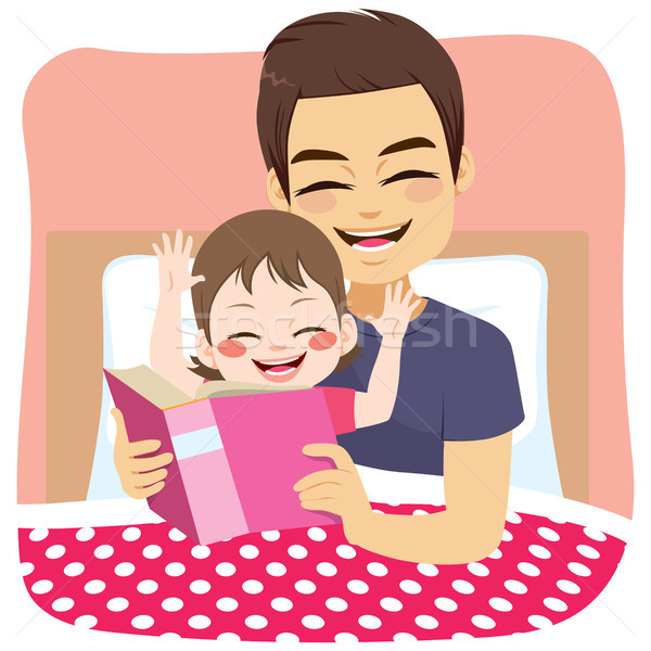 Father Fairytale Daughter Stock photo © Kakigori