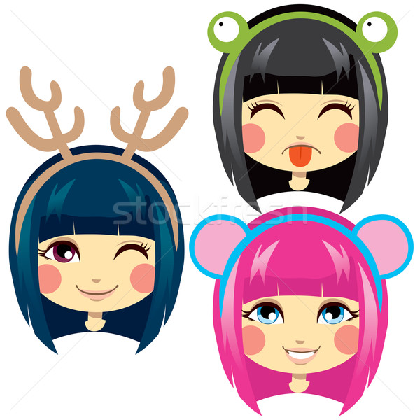 Sweet Animal Headbands Stock photo © Kakigori