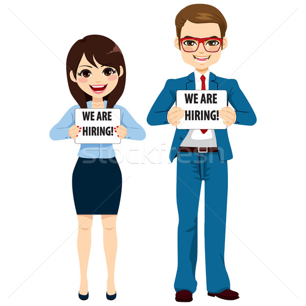 Stock photo: We Are Hiring People