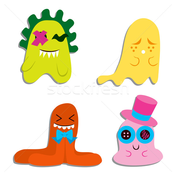 Cute Blobby Monsters Stock photo © Kakigori