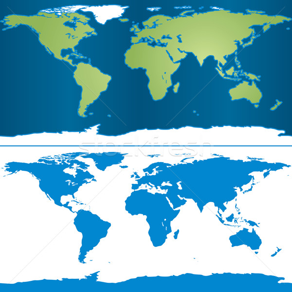 Earth Mercator Map Stock photo © Kakigori