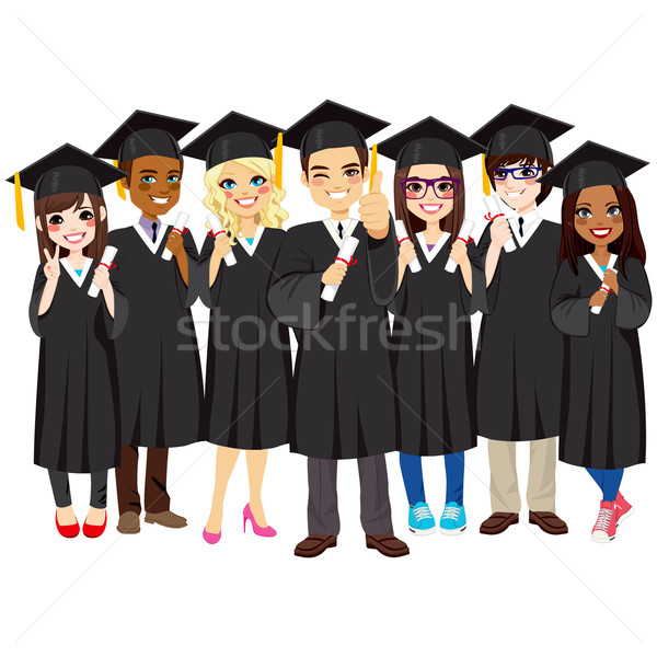 Successful Students Graduating  Stock photo © Kakigori