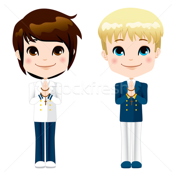 First Communion Boys Stock photo © Kakigori