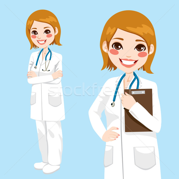 Confident Woman Doctor Stock photo © Kakigori