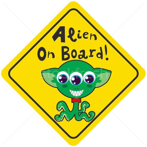 Stock photo: Alien on Board