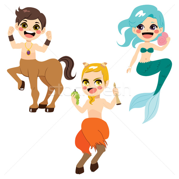 Mythology Character Collection Stock photo © Kakigori