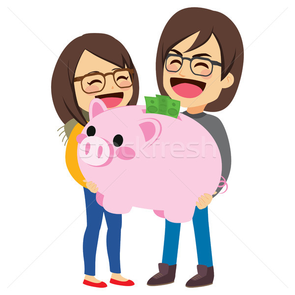 couples piggy bank
