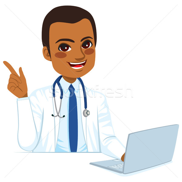 African American Doctor Stock photo © Kakigori