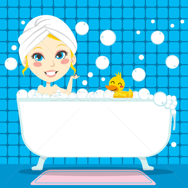 Stock photo: Soothing Bubble Bath