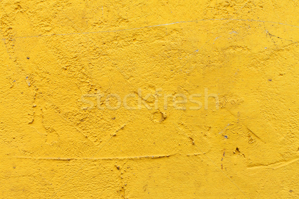 Yellow plaster wall Stock photo © kalozzolak