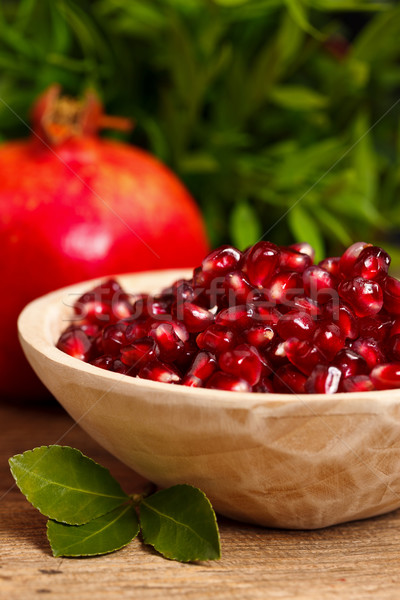 Grenadine seeds and fruit Stock photo © kalozzolak