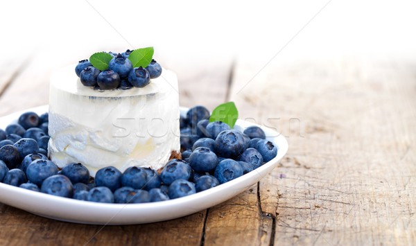 Blueberry cheesecake Stock photo © kalozzolak