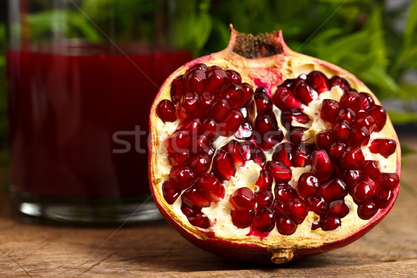 Grenadine fruit and juice Stock photo © kalozzolak