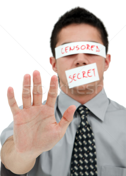 Censored secret Stock photo © kalozzolak