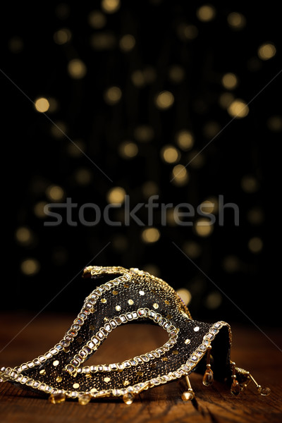 Foto stock: Decorado · máscara · luzes · carnaval