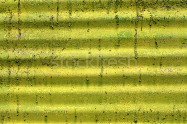 Befleckt Metall Platte grünen Hintergrund Stahl Stock foto © kalozzolak