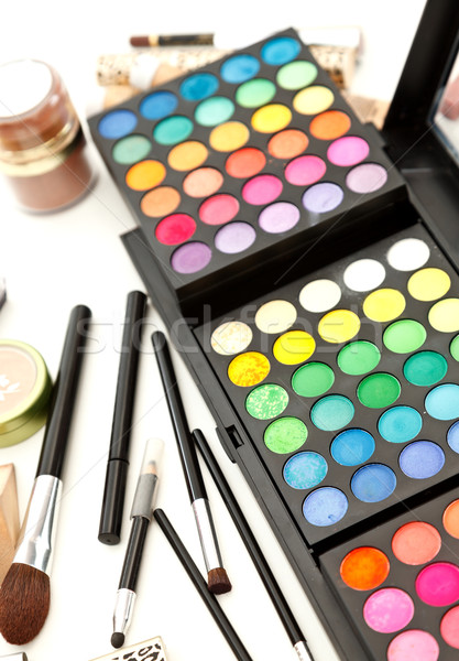 Maquillage équipement mode corps couleur miroir [[stock_photo]] © kalozzolak