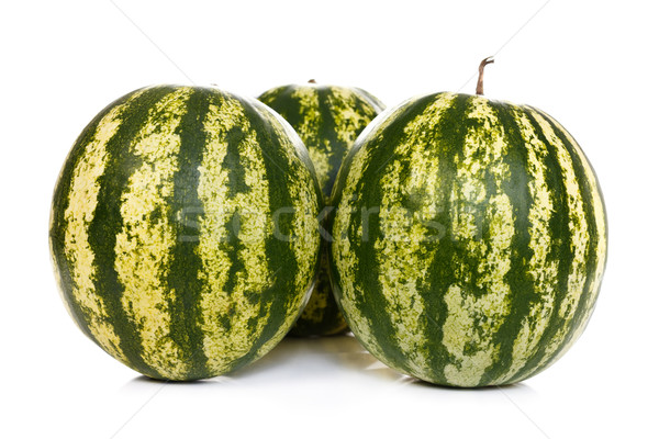 Trois table isolé blanche fruits fond [[stock_photo]] © kalozzolak