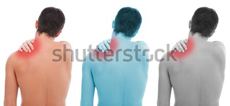 Elbow pain Stock photo © kalozzolak