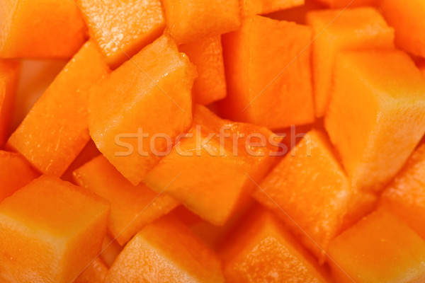 Yellow melon cubes Stock photo © kalozzolak