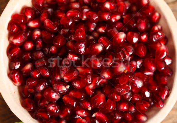 Red grenadine seeds Stock photo © kalozzolak