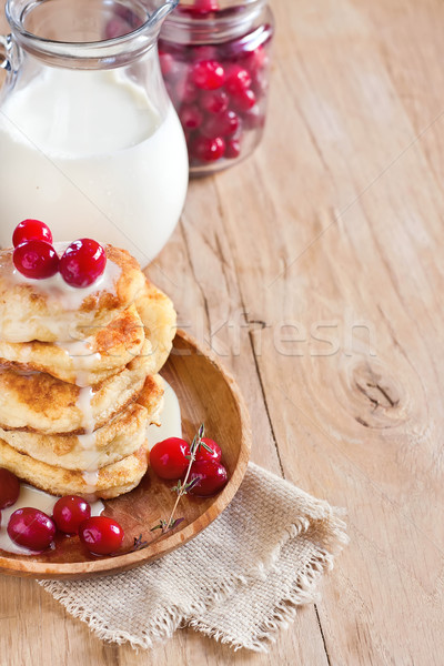 Russian quark pancakes background Stock photo © Karaidel