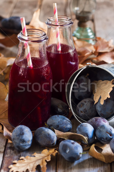 Homemade plum juice Stock photo © Karaidel