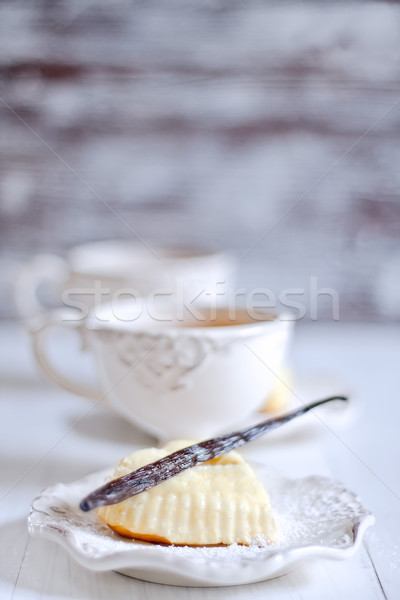 Mini coton japonais forme de coeur décoré sucre glace Photo stock © Karaidel