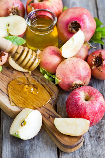 Stock photo: Rosh Hashana symbols