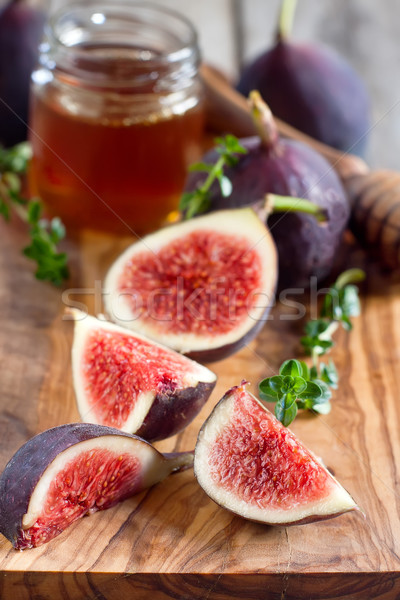 Figs and honey Stock photo © Karaidel