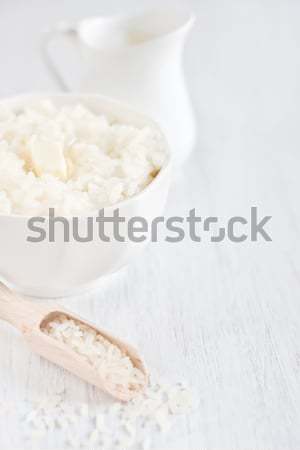 米 黃油 奶油 小 選擇性的重點 商業照片 © Karaidel