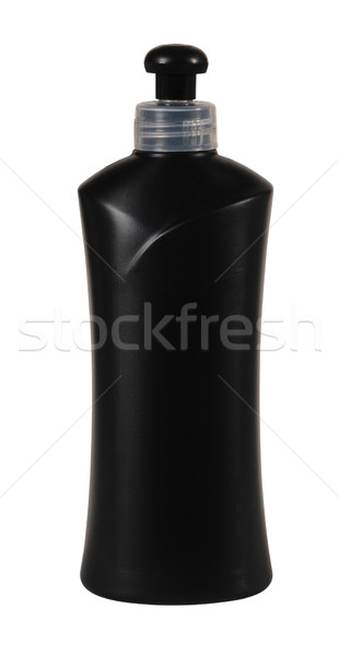 Szépség termék vágási körvonal kondicionáló üveg fehér Stock fotó © karammiri