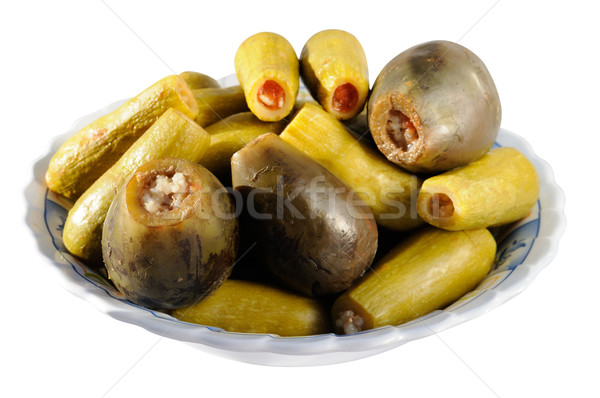 Eggplant and Zucchini. Stock photo © karammiri