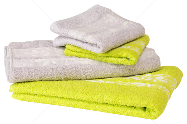 Bath towels. Clipping path Stock photo © karammiri