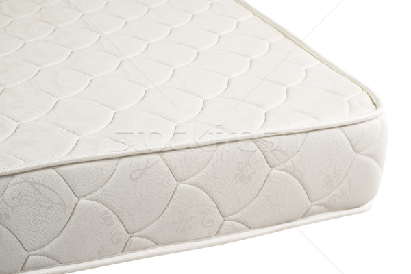 Matrac vágási körvonal ortopéd ágy izolált fehér Stock fotó © karammiri