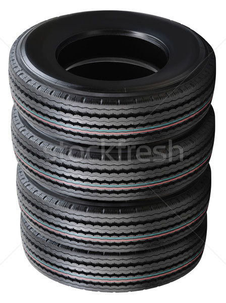 Tire. Clipping path Stock photo © karammiri