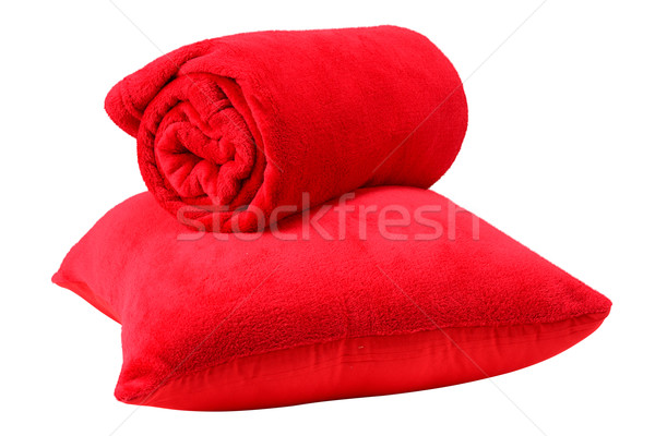Objetos macio para cima cobertor mobiliário Foto stock © karammiri