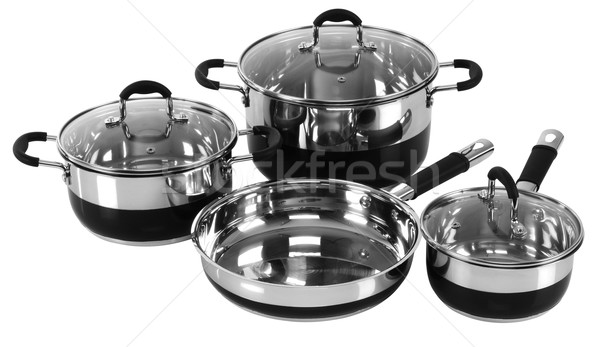 Kitchen utensils. Isolated Stock photo © karammiri