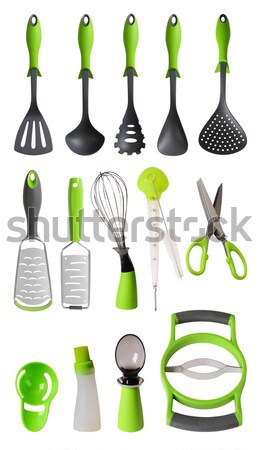 Kitchen utensils. Clipping path Stock photo © karammiri