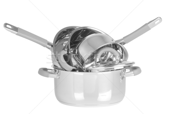 Kitchen utensils. Isolated Stock photo © karammiri