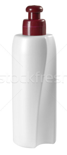 Szépség termék vágási körvonal kondicionáló üveg fehér Stock fotó © karammiri