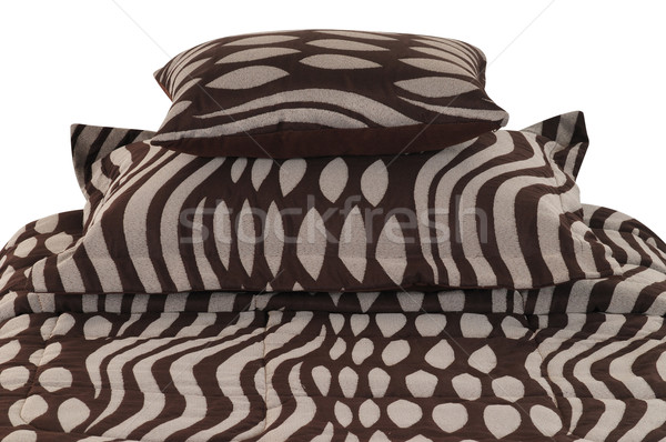 Stock photo: Bed. Clipping path