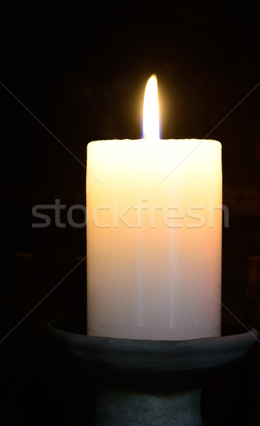 Candle. Stock photo © karammiri