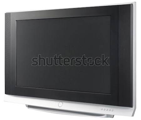 Televízió vágási körvonal okos fehér otthon monitor Stock fotó © karammiri