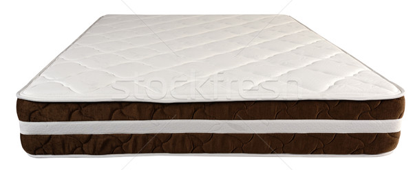 Colchão ortopédico cama isolado branco Foto stock © karammiri