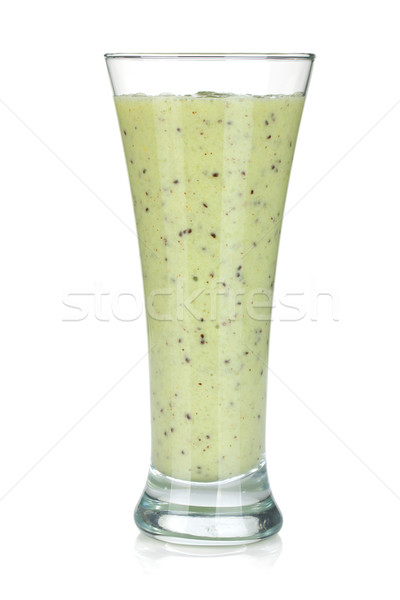 Kiwi lait smoothie isolé blanche fête [[stock_photo]] © karandaev