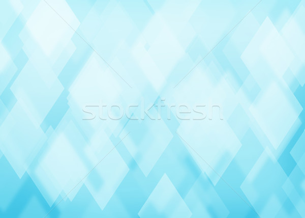 Abstract rhombus blue background Stock photo © karandaev