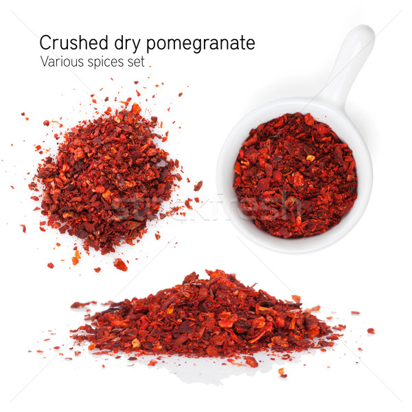 Stock photo: Crushed dry pomegranate