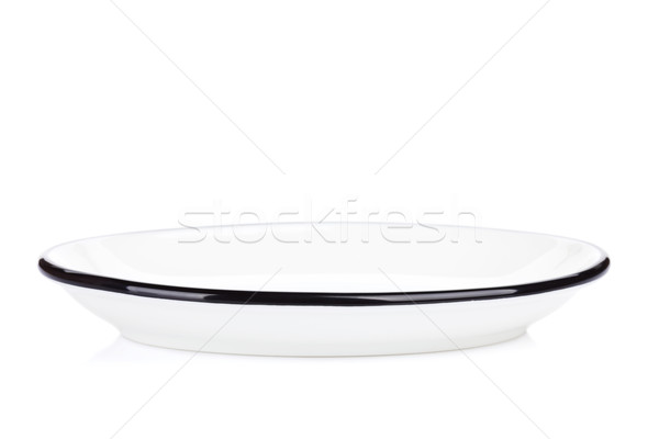 Empty clean plate Stock photo © karandaev